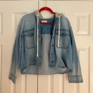Jean Shacket with Hood